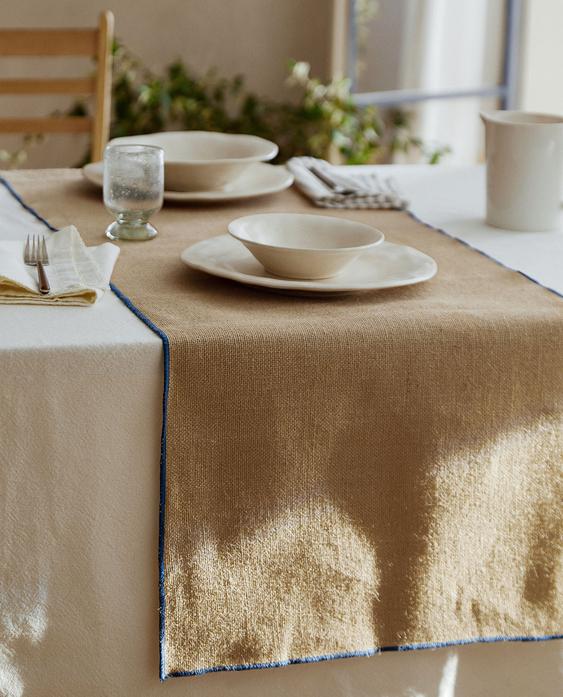 CHEMIN DE TABLE JUTE