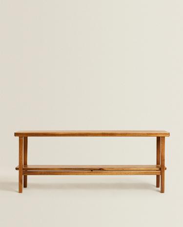 ACACIA WOOD DOUBLE BENCH
