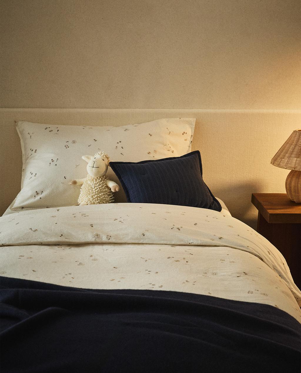 KIDS' PRINTED DUVET COVER