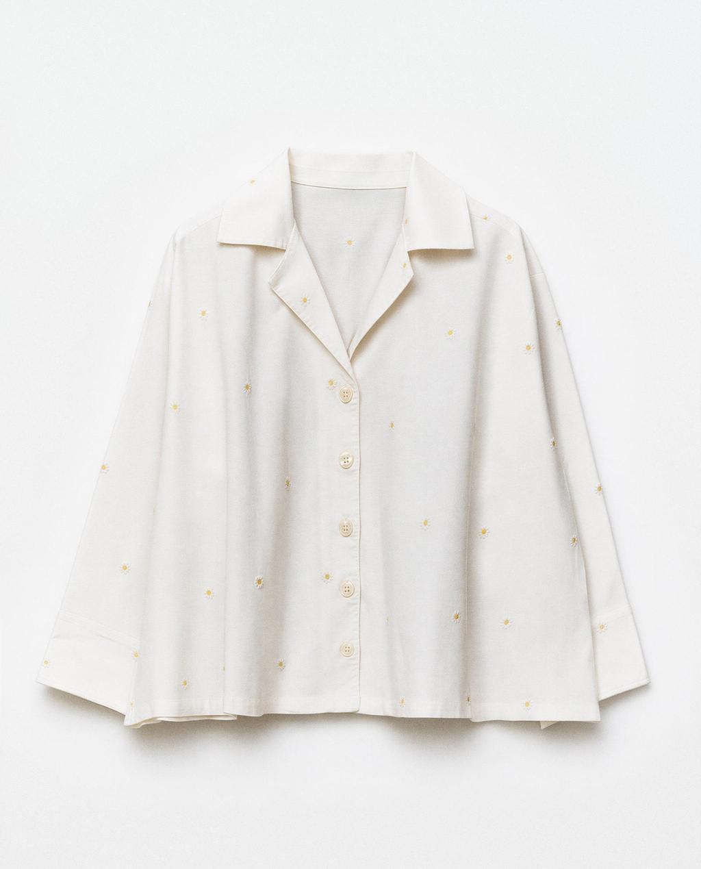 CHEMISE FLORALE MARGUERITES