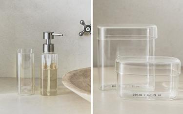 ACCESSOIRES DE BAIN EN BOROSILICATE LETTRES
