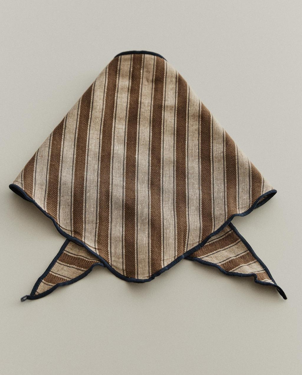 STRIPED PET BANDANA