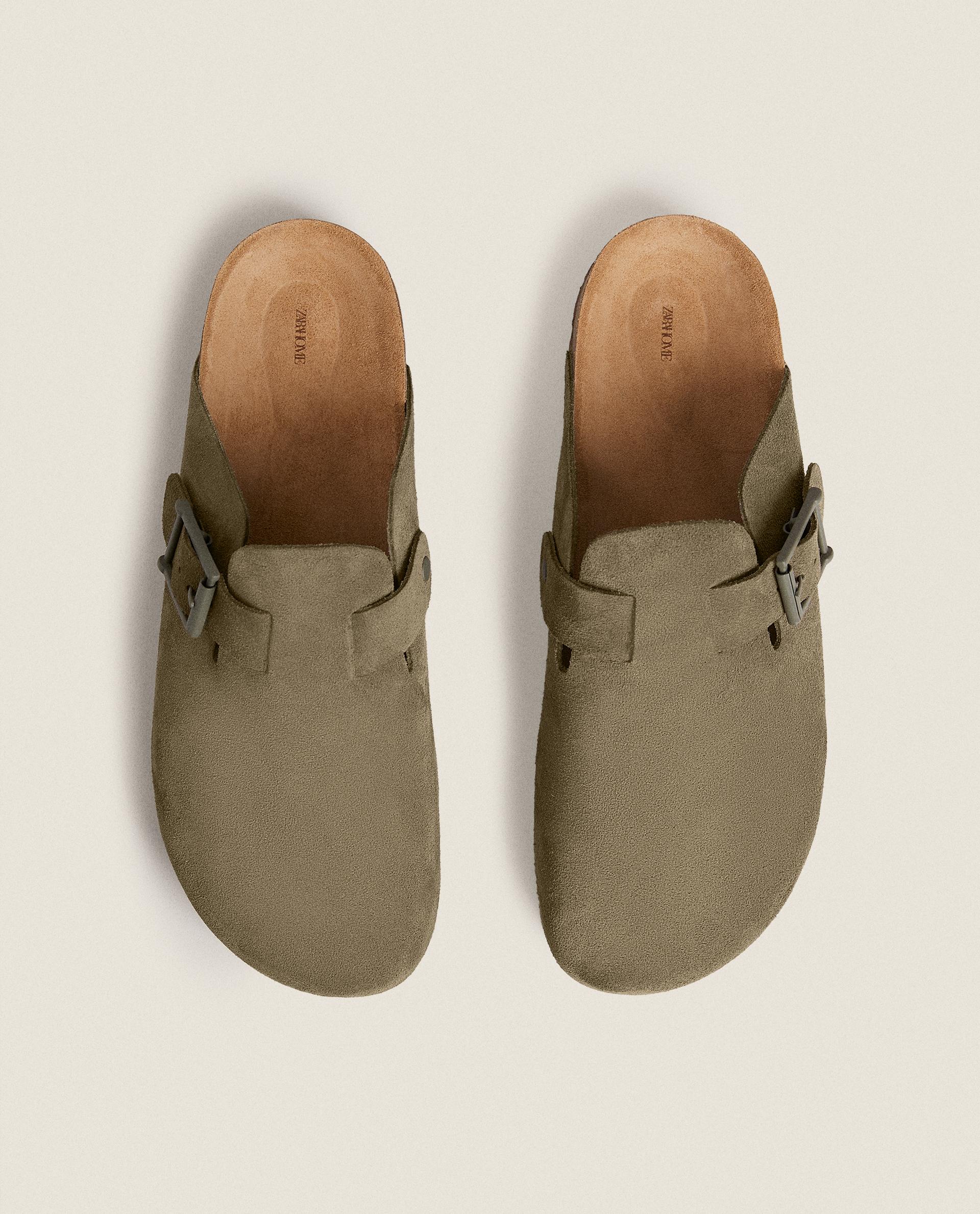 ZARA バックル付きレザークロッグサンダル 2720/520 バックル レザー クロッグサンダル | Zara Home 日本/Japan
