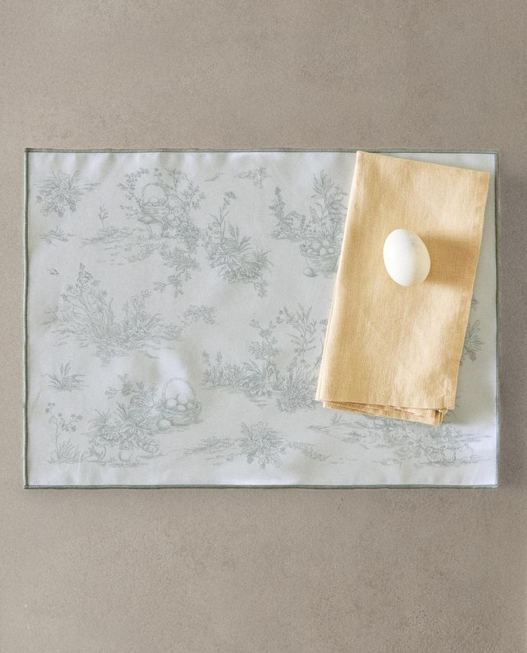 BESCHICHTETES TOILE-TISCHSET
