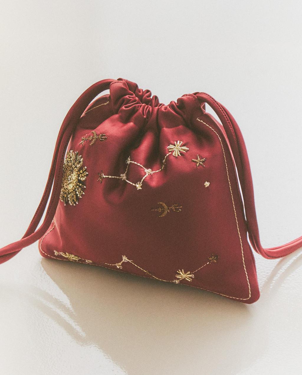 KLEINE TASCHE MIT STICKEREI | MARISA BERENSON
