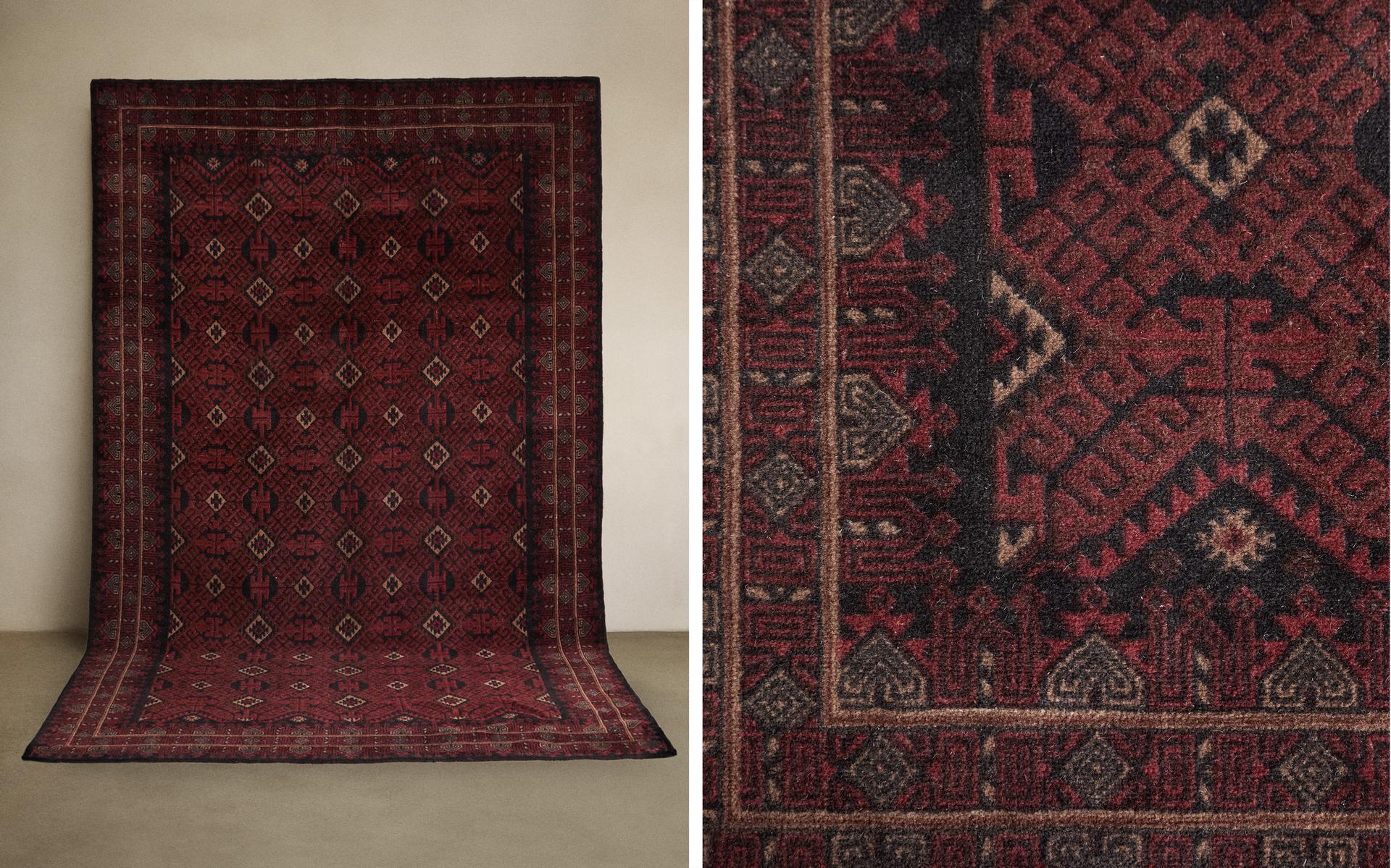 TAPIS EFFET VINTAGE LAINE