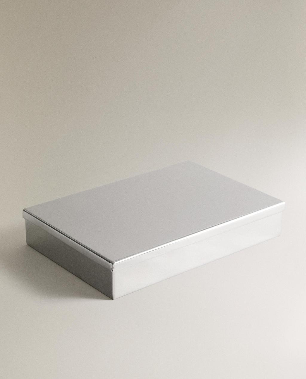 BOÎTE AVEC COUVERCLE ACIER