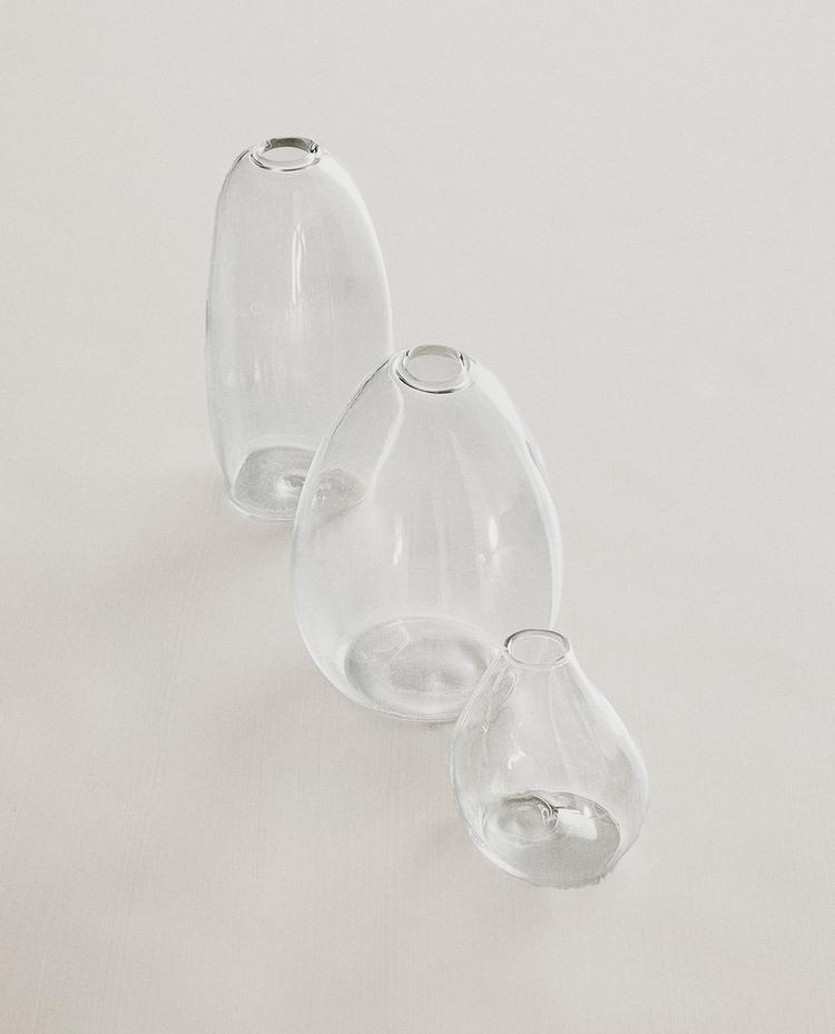 JARRÓN CRISTAL PEQUEÑO IRREGULAR