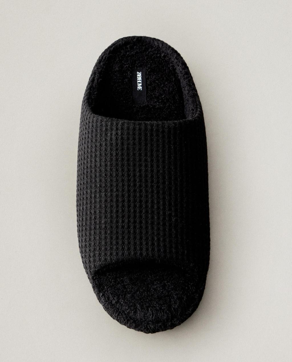 OPEN TERRY BATHROOM SLIPPERS