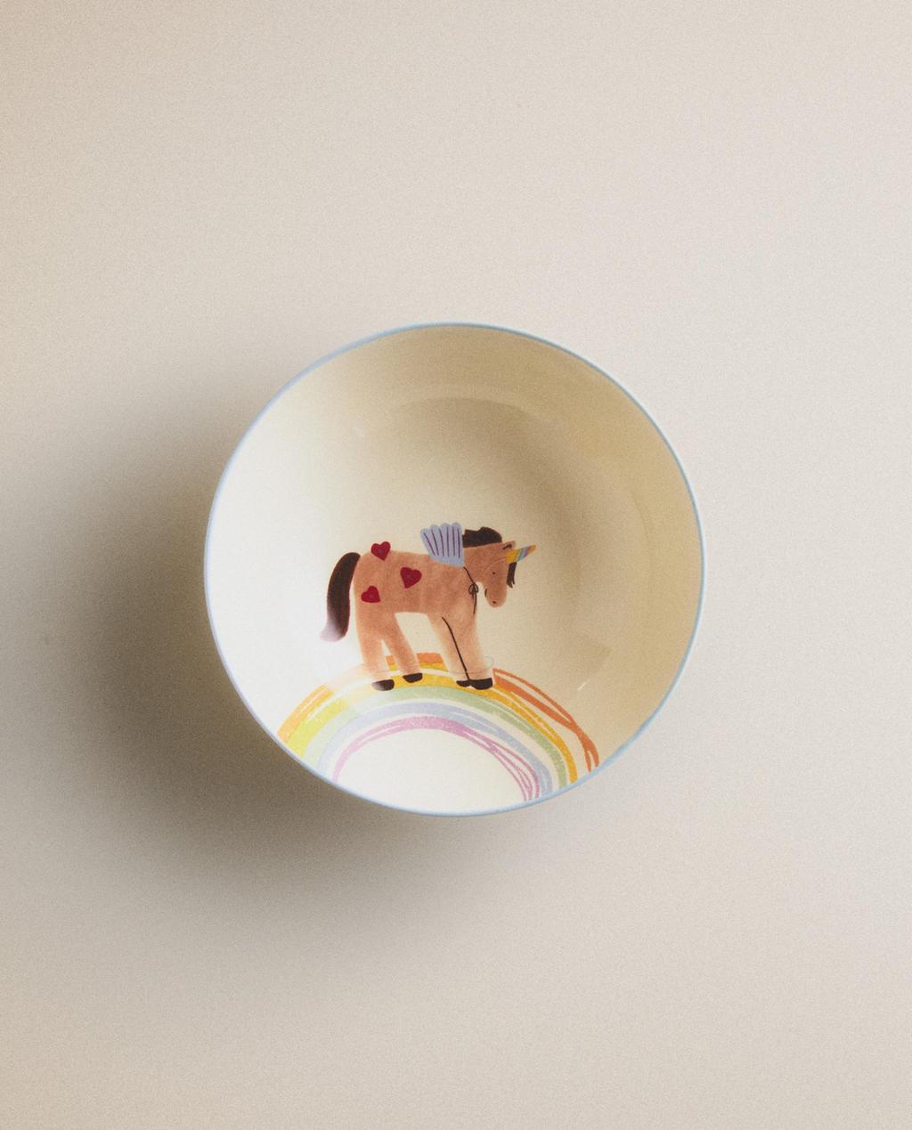 BOL ENFANT CÉRAMIQUE LICORNE