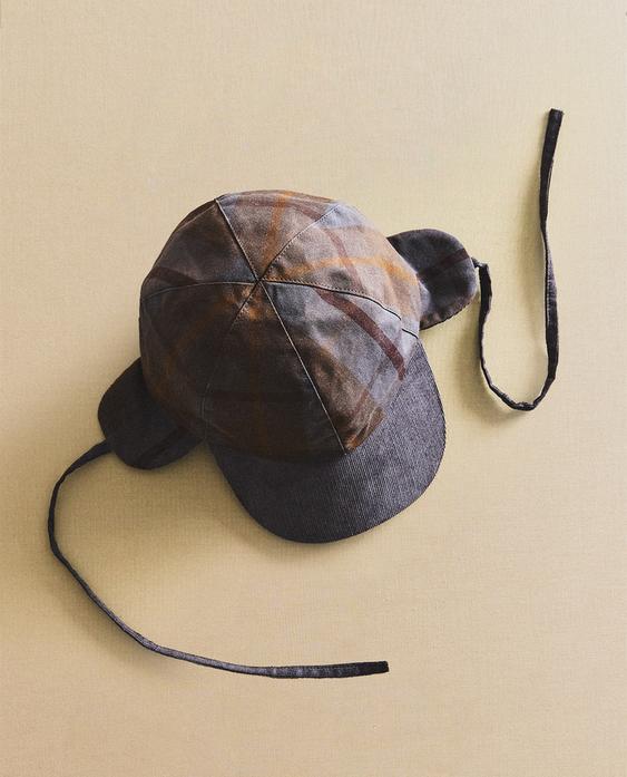 GORRA INFANTIL CUADROS TARTÁN