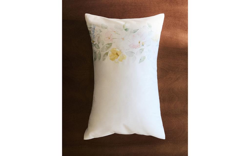 WATERCOLOUR FLOWER PRINT PILLOWCASE