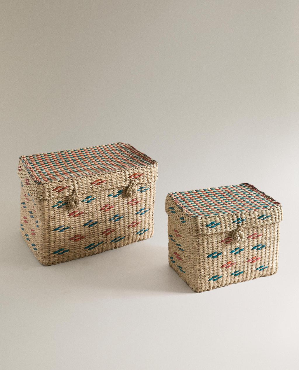 PANIER ENFANT EN ALGUES AVEC COUVERCLE