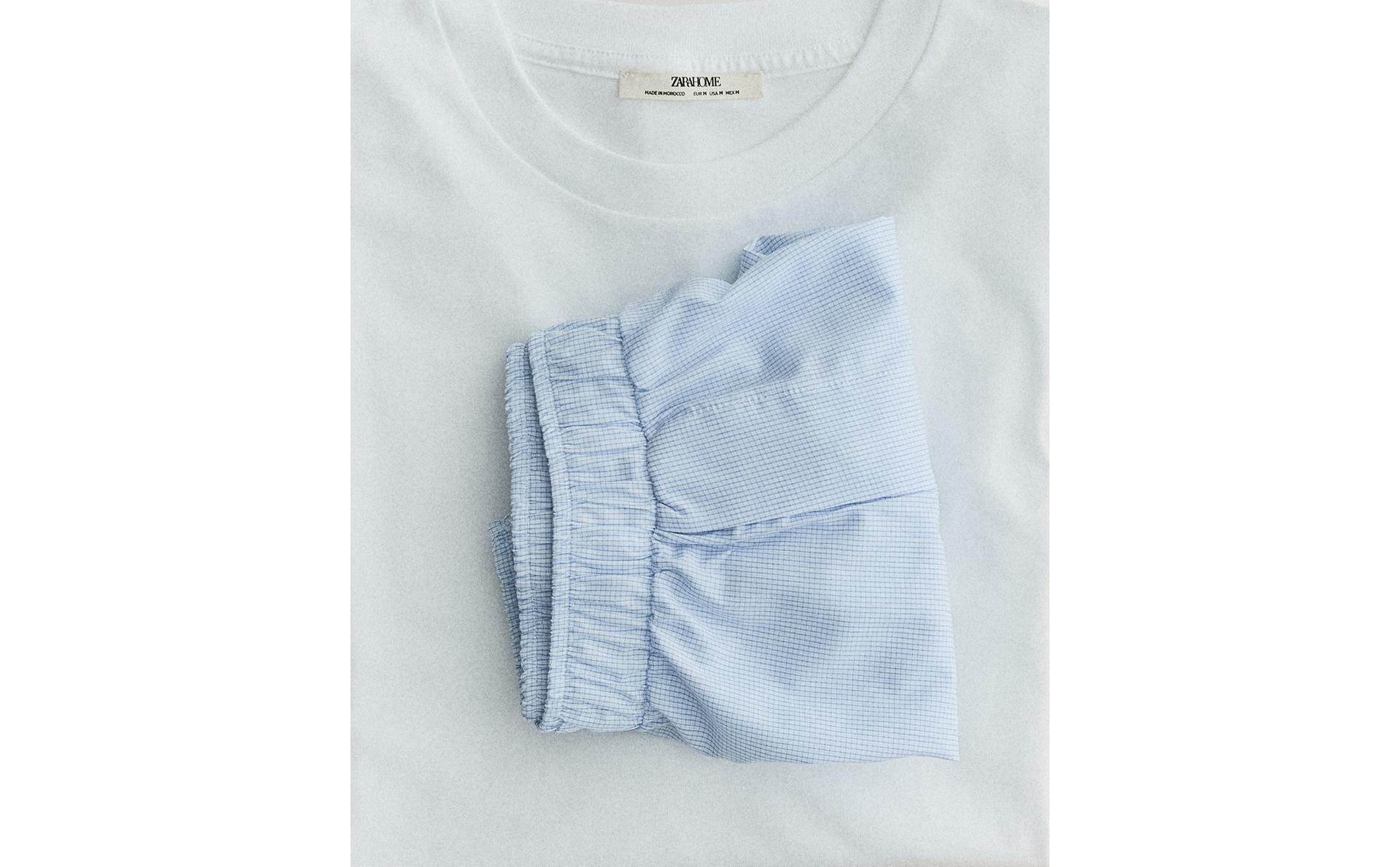 CHECK T-SHIRT AND SHORTS SET