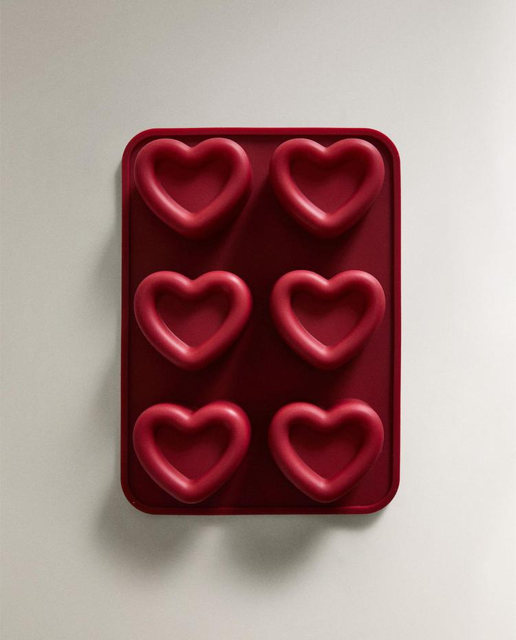 SILICONE HEARTS ICE CUBE TRAY