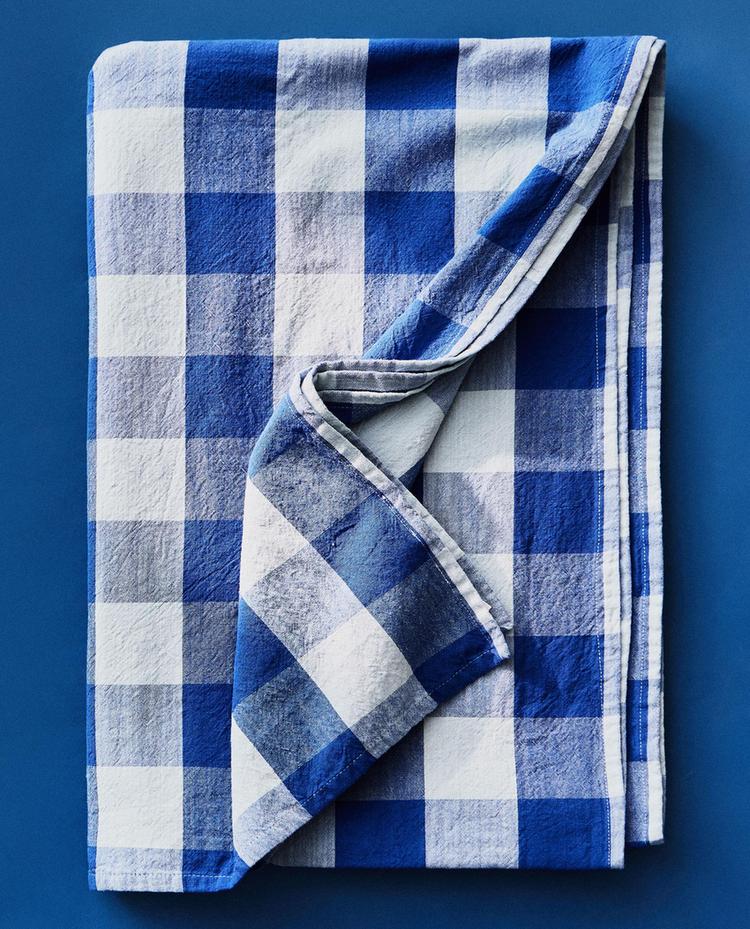 CHECK COTTON TABLECLOTH