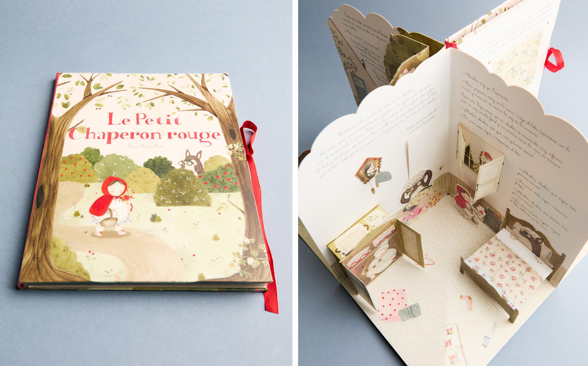 LITTLE RED RIDING HOOD CARROUSEL KIDS' BOOK (FRENCH)