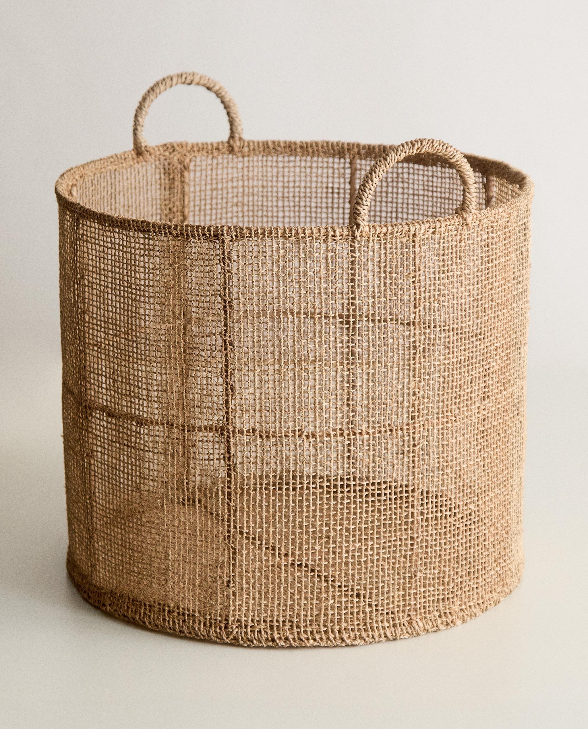 サイザル ラウンドバスケット | Zara Home 日本/Japan
