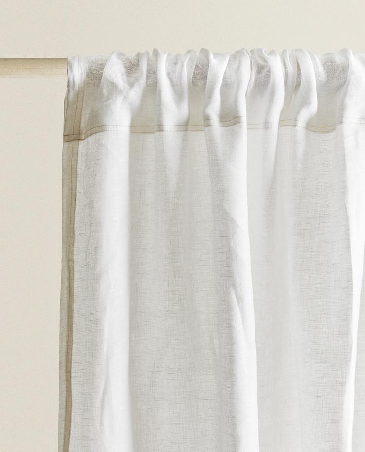 WASHED LINEN CURTAIN WITH MEDIUM OPACITY