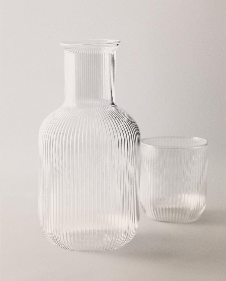 SET BOTELLA Y VASO BOROSILICATO