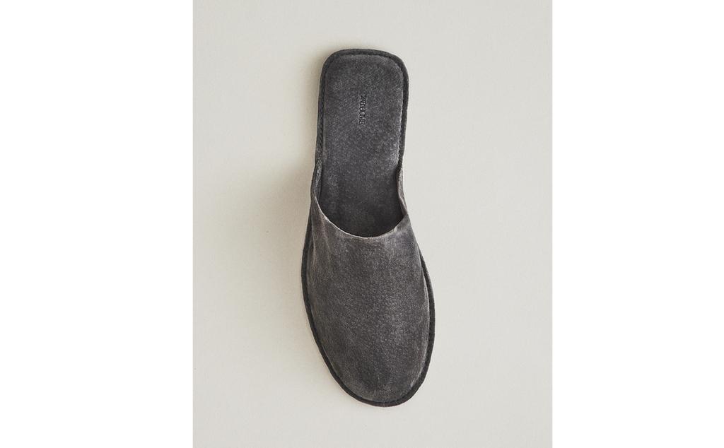 CHAUSSONS CUIR ÉTUI