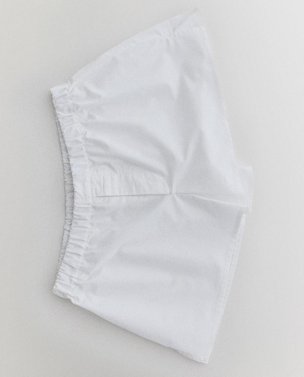 SHORT EN COTON UNI