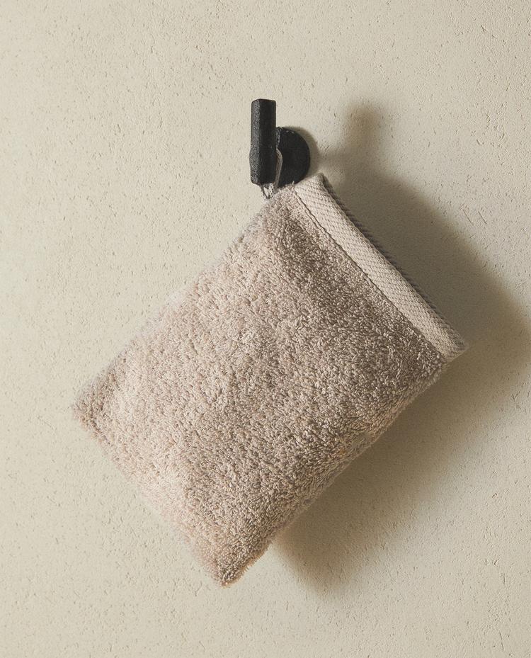 MANOPLA BAÑO ALGODÓN RIZO