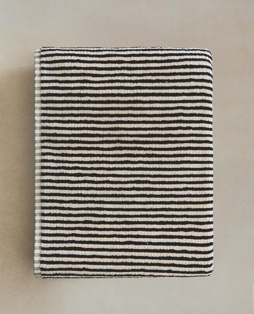 DYED THREAD COTTON BATH TOWEL