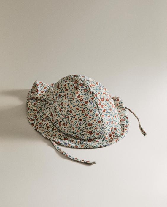 KIDS' FLORAL BEACH HAT