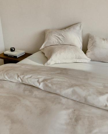 HOUSSE DE COUETTE IMPRIMÉ MARBRE