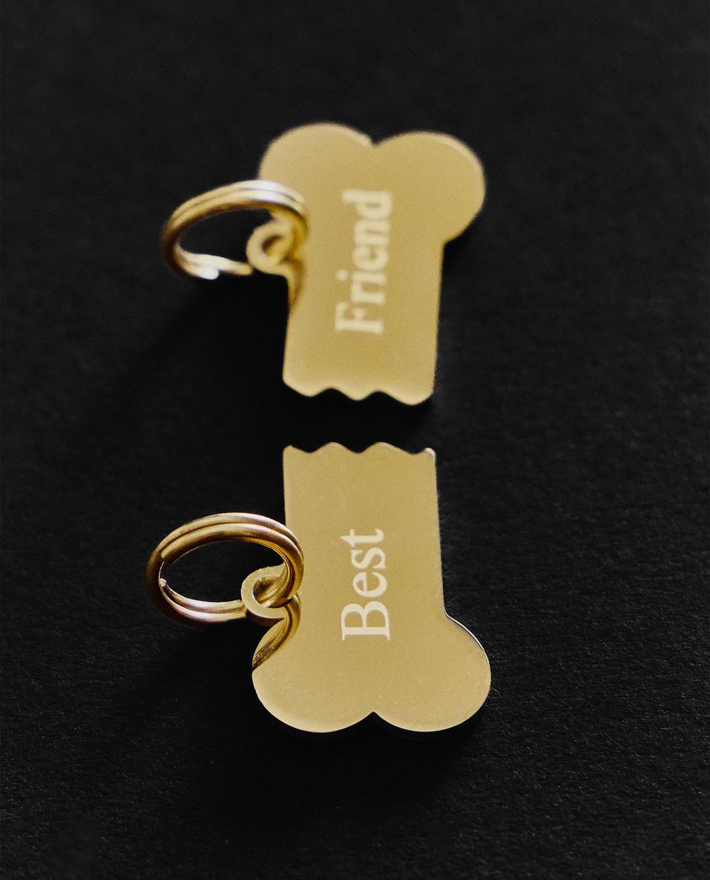 EVCİL HAYVAN KEMİK CHARM "BEST" "FRIEND"