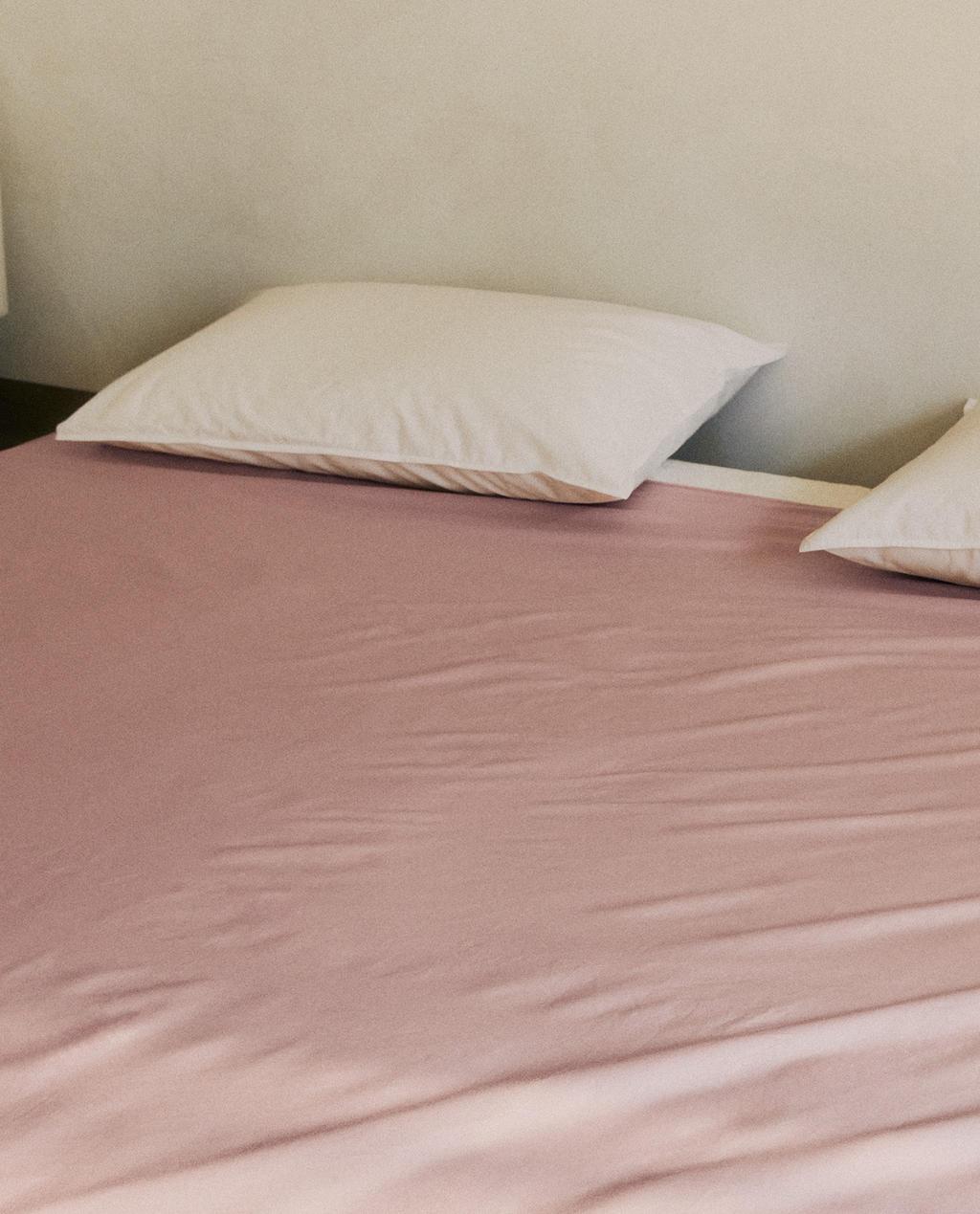 SATEEN DUVET COVER WITH DOUBLE TRIM