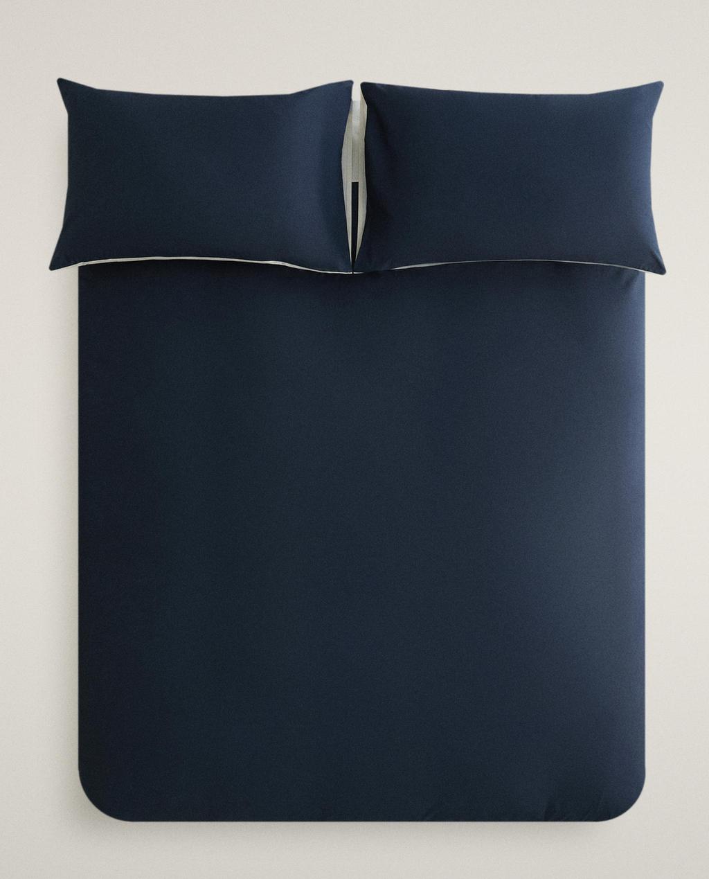 SET BIANCHERIA DA LETTO IN PERCALLE DOUBLE-FACE (200 FILI)