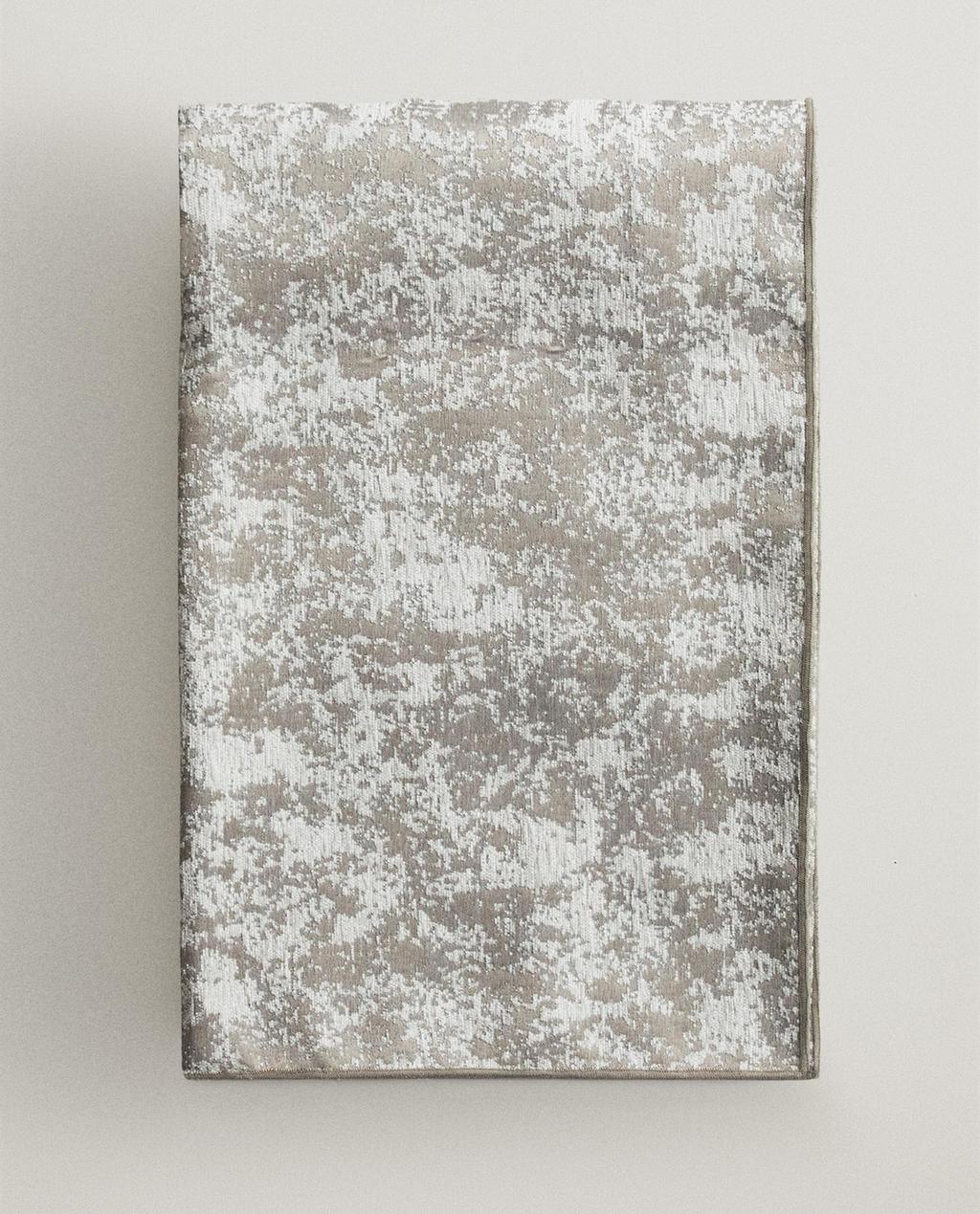 COUVERTURE JACQUARD FLEURS