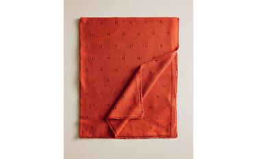 POINTELLE COTTON BABY BLANKET