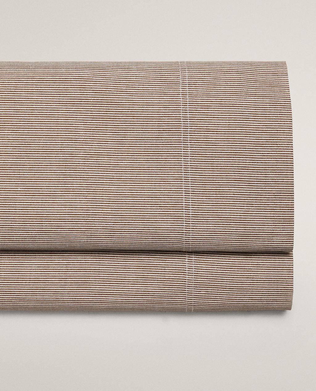 DRAP DE DESSUS COTON DÉLAVÉ RAYURES