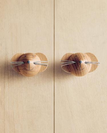 PACK OF KIDS' MOUSE DOOR KNOBS (PACK OF 2)