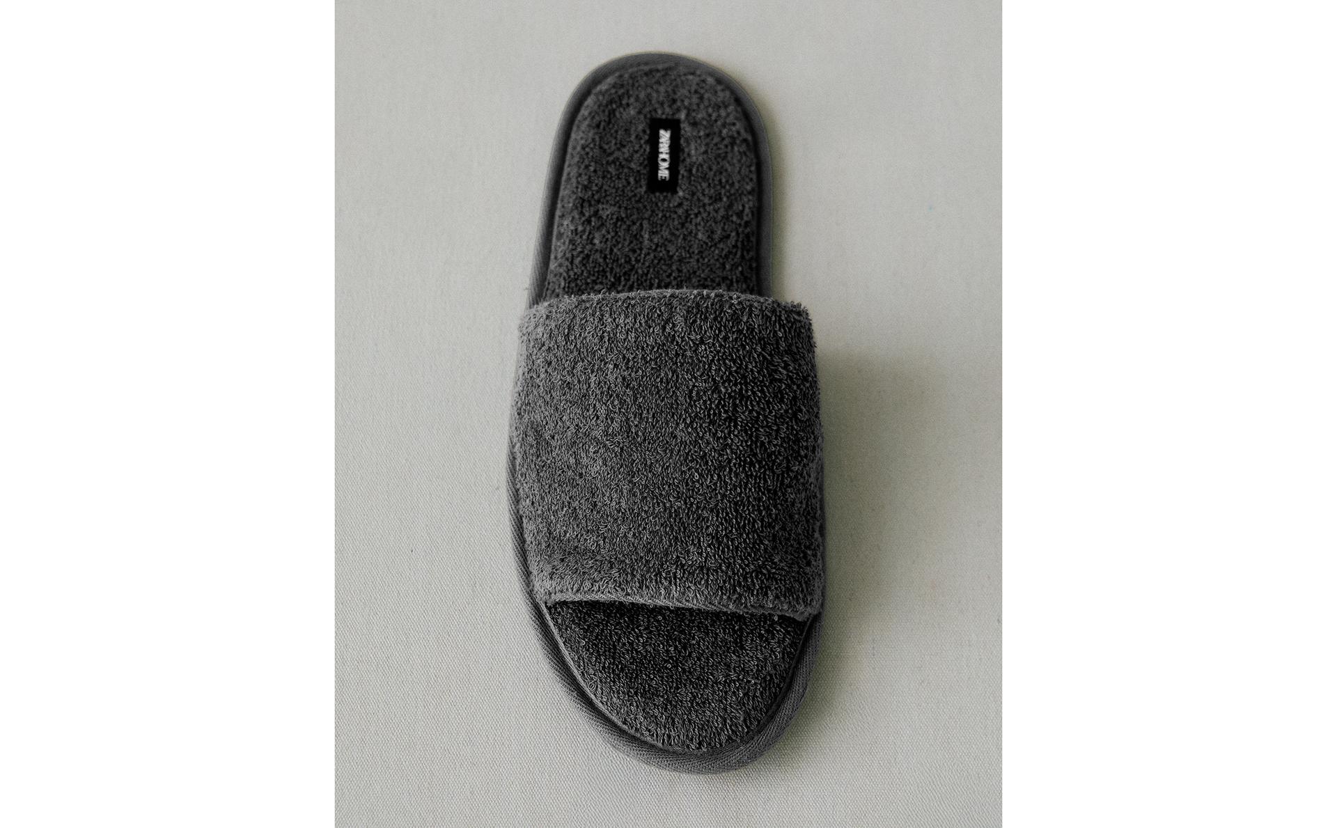 OPEN TERRY BATHROOM SLIPPERS