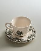 CHÁVENA DE CAFÉ COM PIRES FLORAL