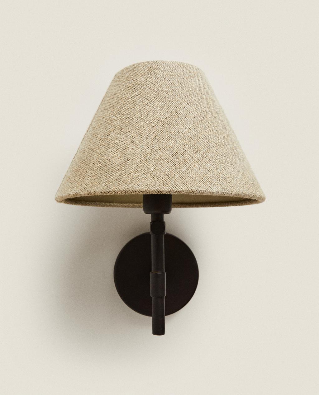 LAMPE | APPLIQUE MURALE ABAT-JOUR LIN
