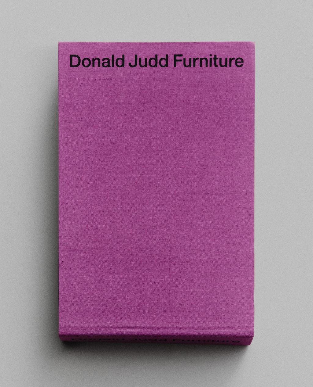 BUCH DONALD JUDD MÖBEL (ENGLISCH)