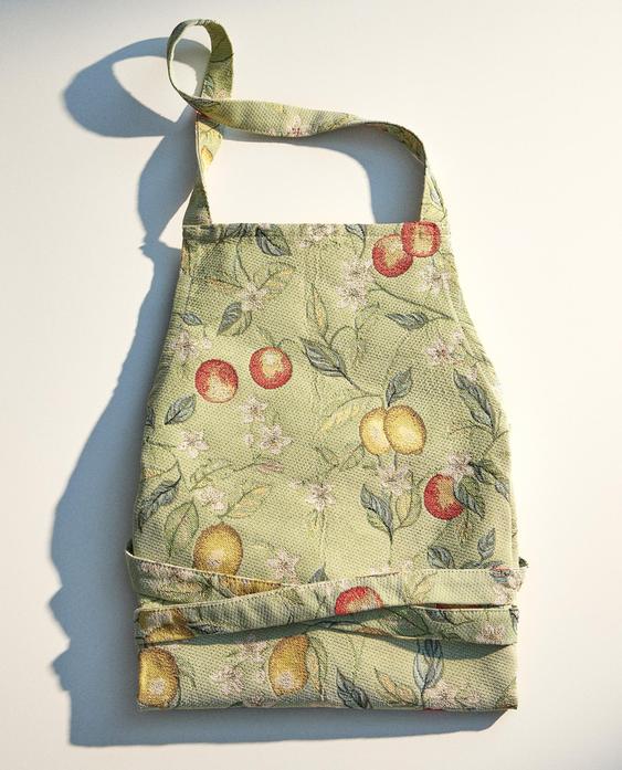 JACQUARD FRUIT APRON