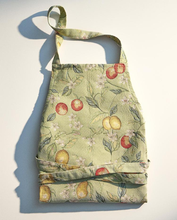 DELANTAL JACQUARD FRUTAS