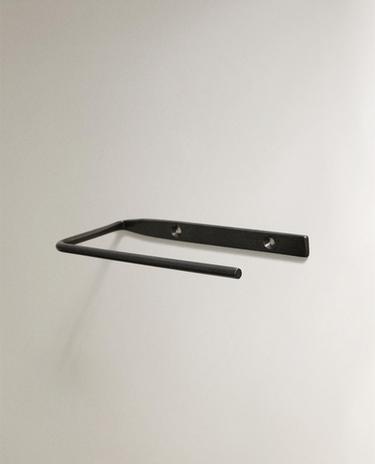 PORTE-PAPIER TOILETTE MÉTAL FONCÉ