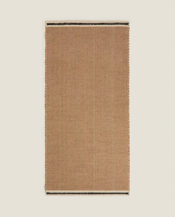 STRIPED JUTE RUG