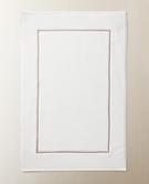 EMBROIDERED SCALLOPED BATH MAT