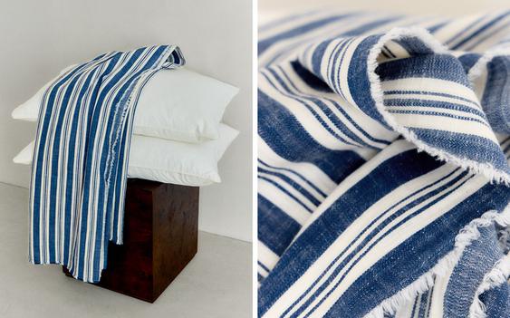 COPERTA COTONE RIGHE
