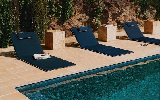 TRANSAT DE PLAGE PLIANT LARGEUR XXL