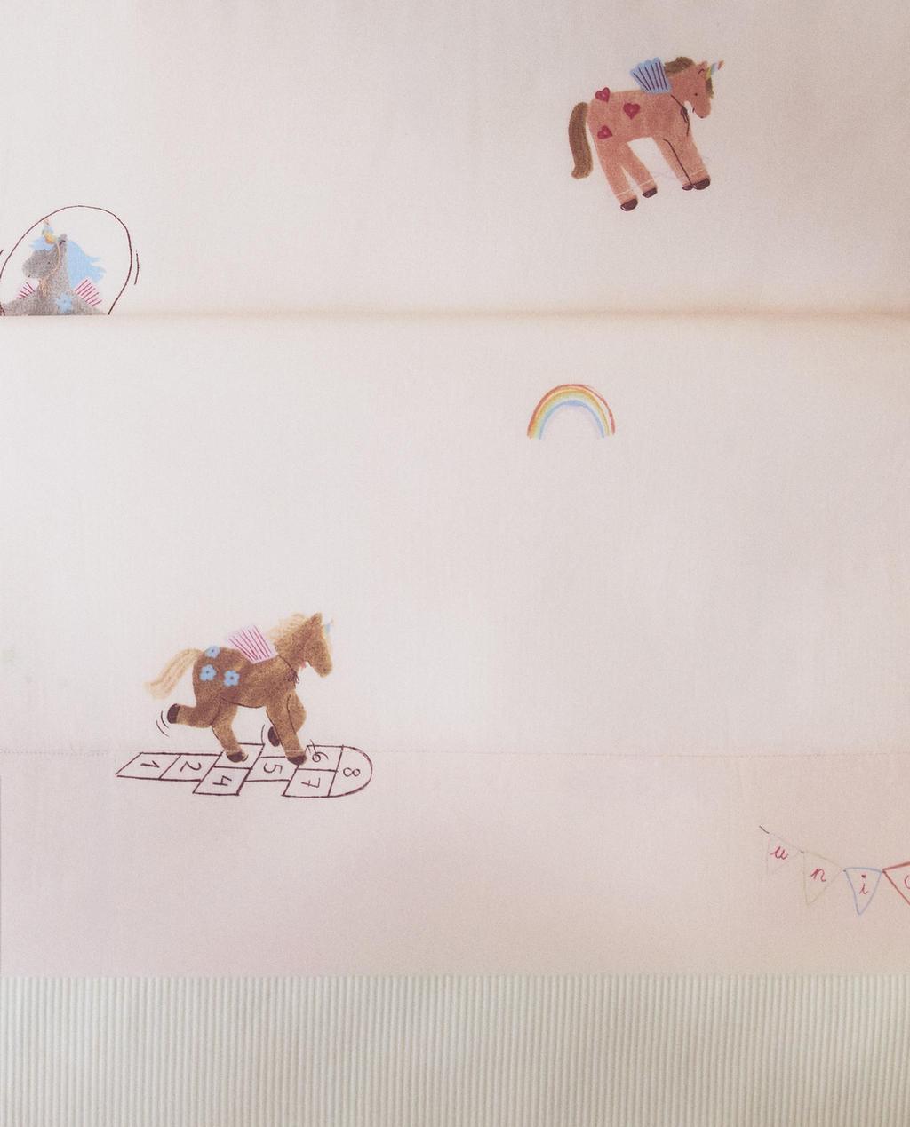 KIDS' UNICORN FLAT SHEET