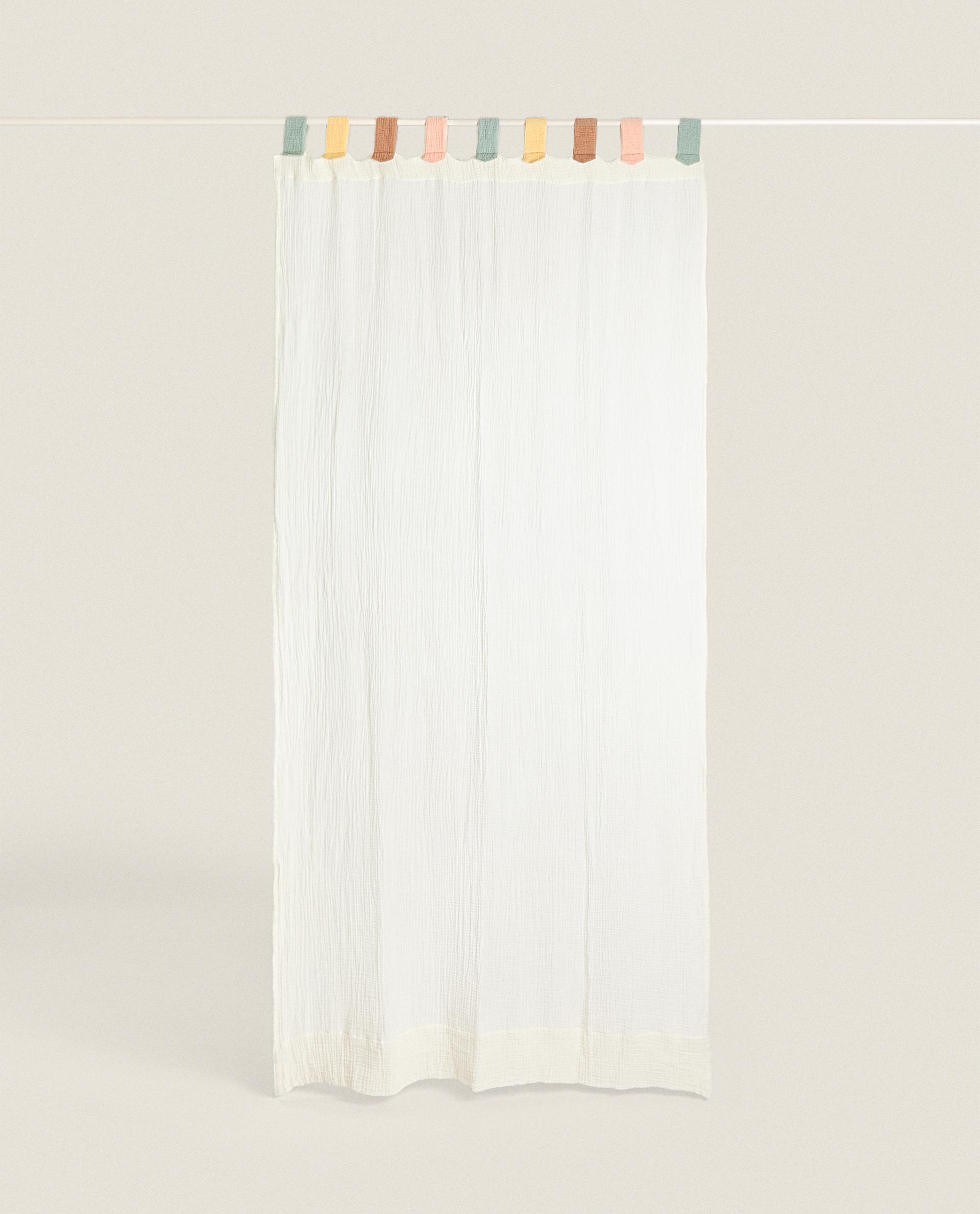 ZARA ★カーテン★コットン100★140×270★2枚★未使用品 コットンガーゼ カーテン 不透明度：中 | Zara Home 日本/Japan